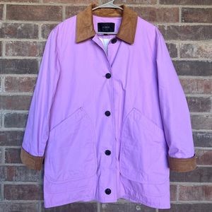 J.Crew Relaxed Barn Jacket, Vivid Lilac, Small